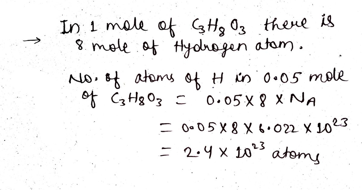 Answered How many hydrogen atoms are in 0.050 bartleby